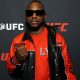 Manel Kape posa para foto no media day do UFC Vegas 112