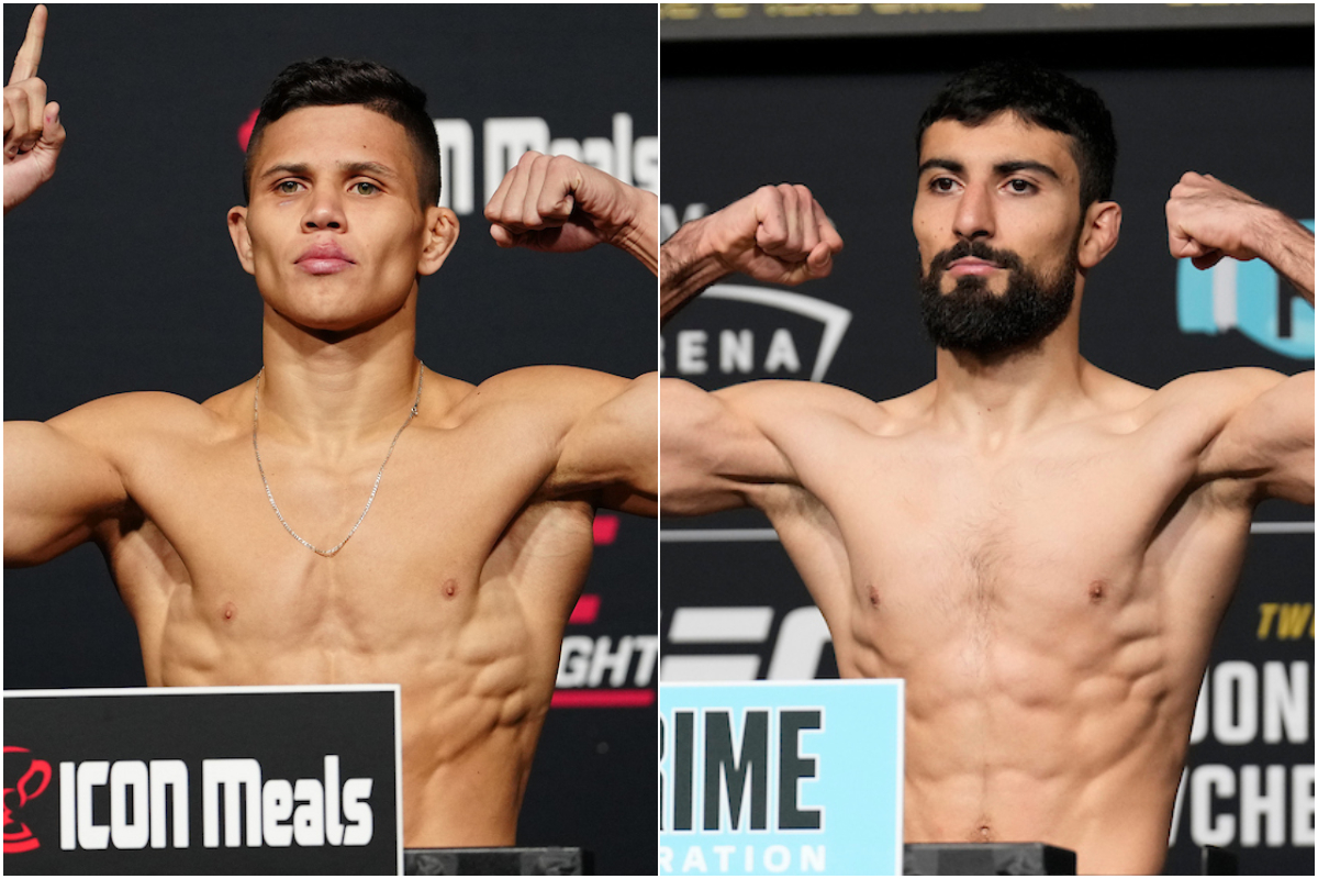 Jean Matsumoto e Farid Basharat em montagem