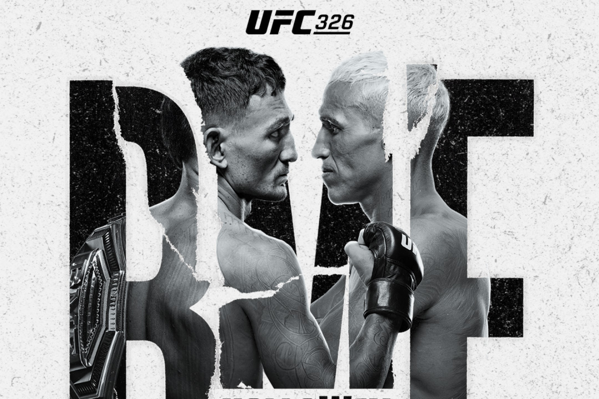 Pôster do UFC 326, estrelado por Max Holloway e Charles Do Bronx