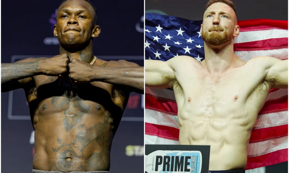 Israel Adesanya enfrenta Joe Pyfer na luta principal do UFC Seattle