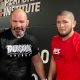 Glover Teixeira e Khabib Nurmagomedov em foto