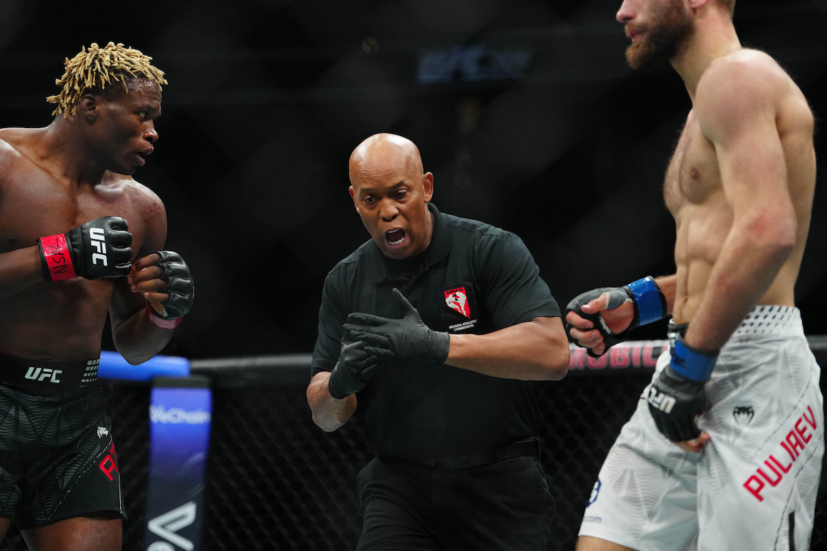 Mark Smith media o duelo entre Ateba Gautier e Andrey Pulyaev no UFC 324