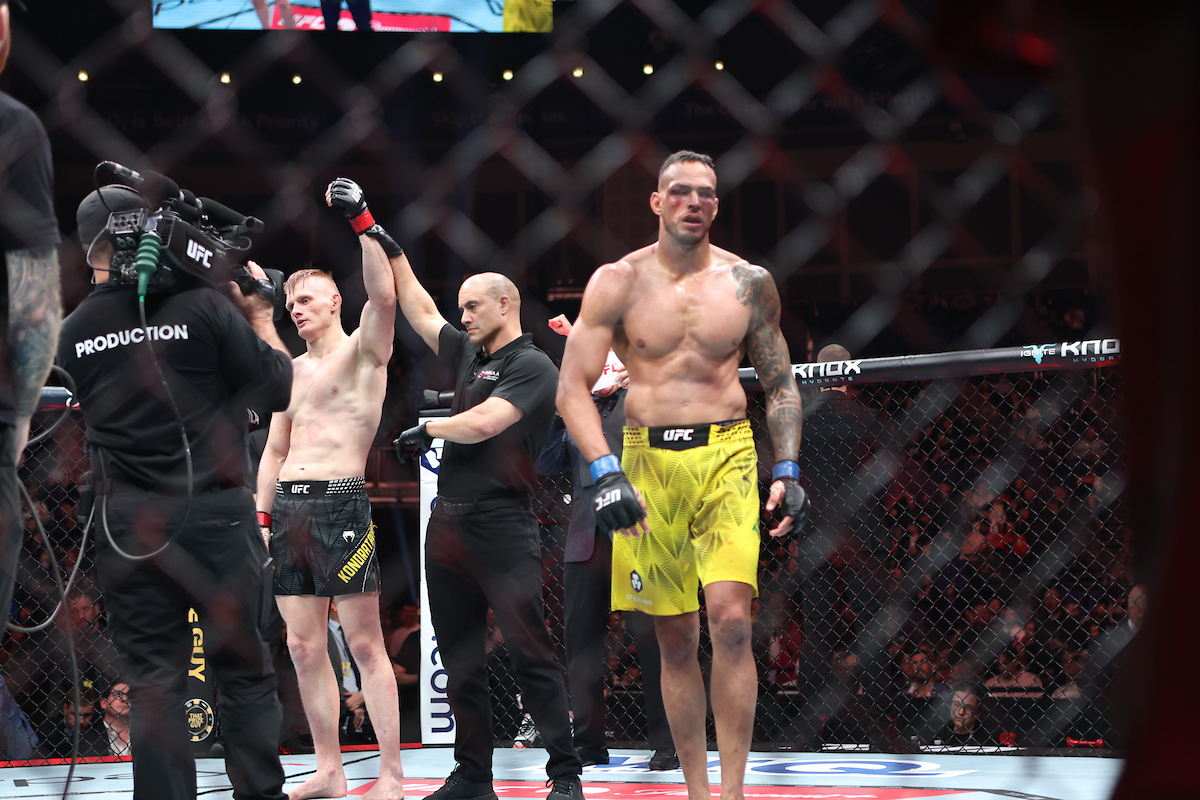 Antonio Trocoli foi derrotado por Mantas Kondratavicius no UFC Londres