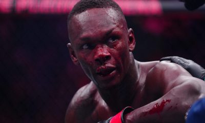 Israel Adesanya lamenta derrota no UFC Seatte com rosto ensanguentado