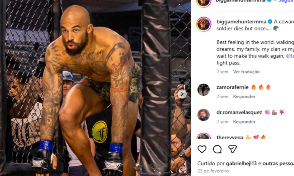 Que fase! Lutador cai de forma inusitada antes de combate nos EUA; veja