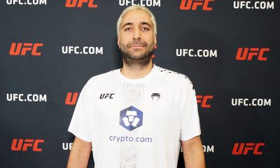 Diego Lima posa para foto em entrevista com a Ag Fight após o UFC 326
