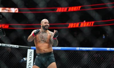 Josh Hokit em ação durante luta do UFC 324