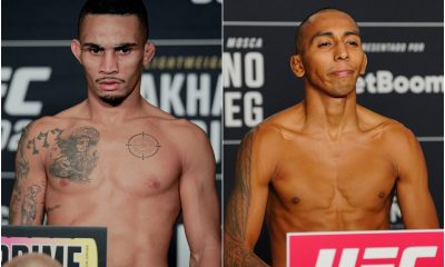 André Mascote Lima e Kevin Borjas em montagem