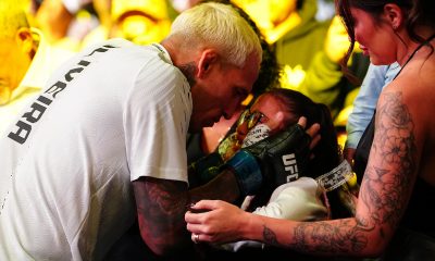 Charles Do Bronx celebra o título BMF com sua filha, Tayla Oliveira