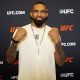 Brendson Ribeiro posando para foto durante o Media Day do UFC Vegas 115
