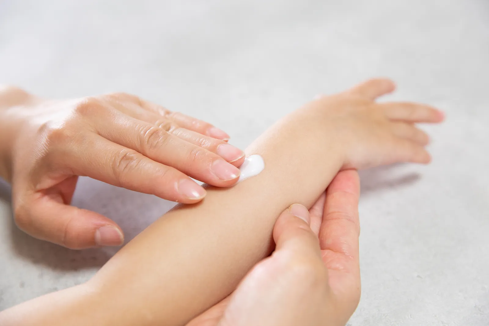 Sonneneinstrahlung auf die Haut