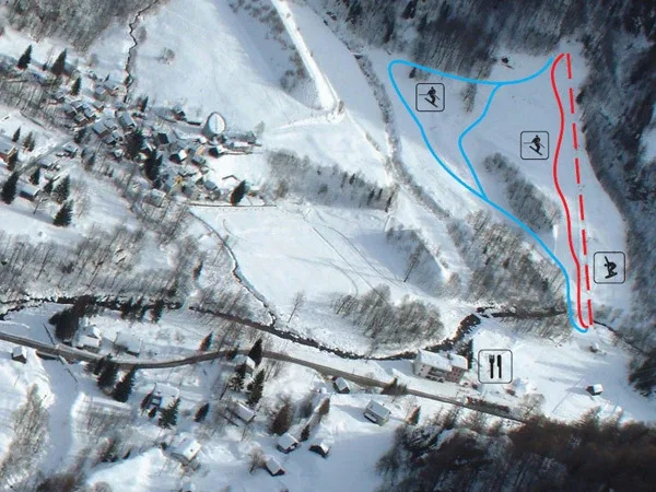 Pistenplan Mogno 2025/26 – Übersichtskarte mit Pisten, Liften und Bergbahnen