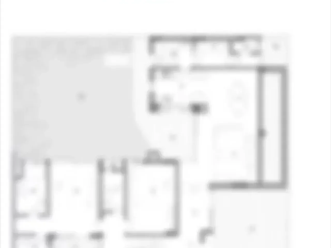 3 BHK apartment floor plan with study room option - 1640-1685 sq ft