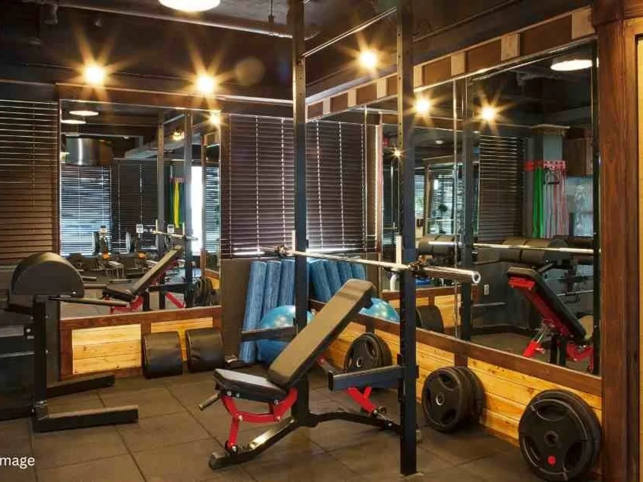 Gym facility at IVC Northshire Address