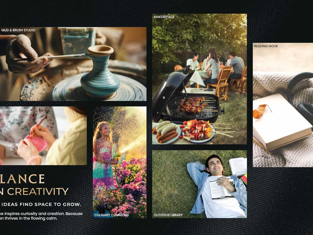 Creative arts zone and indoor activity center