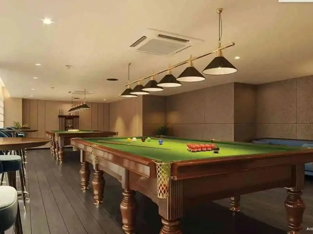 Spacious 50,000 sq ft clubhouse at Sattva Hamlet Chikkajala with modern architecture and premium amenities