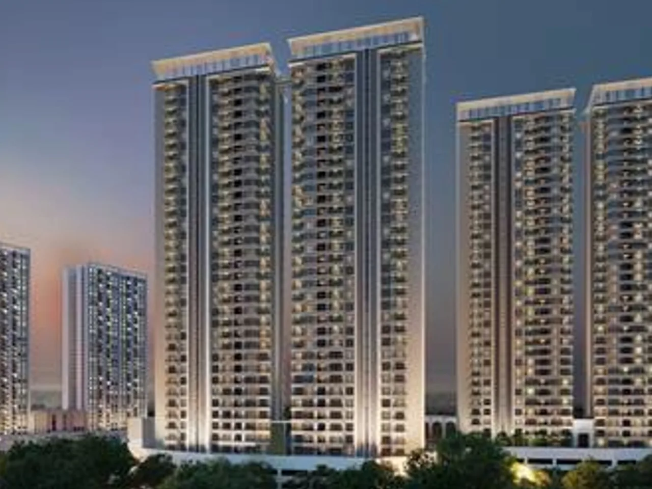 Artist Impression of High-Rise Tower Elevation