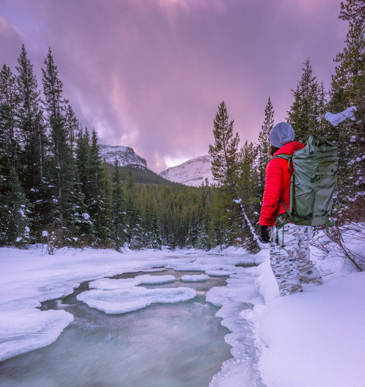 Winter hiking