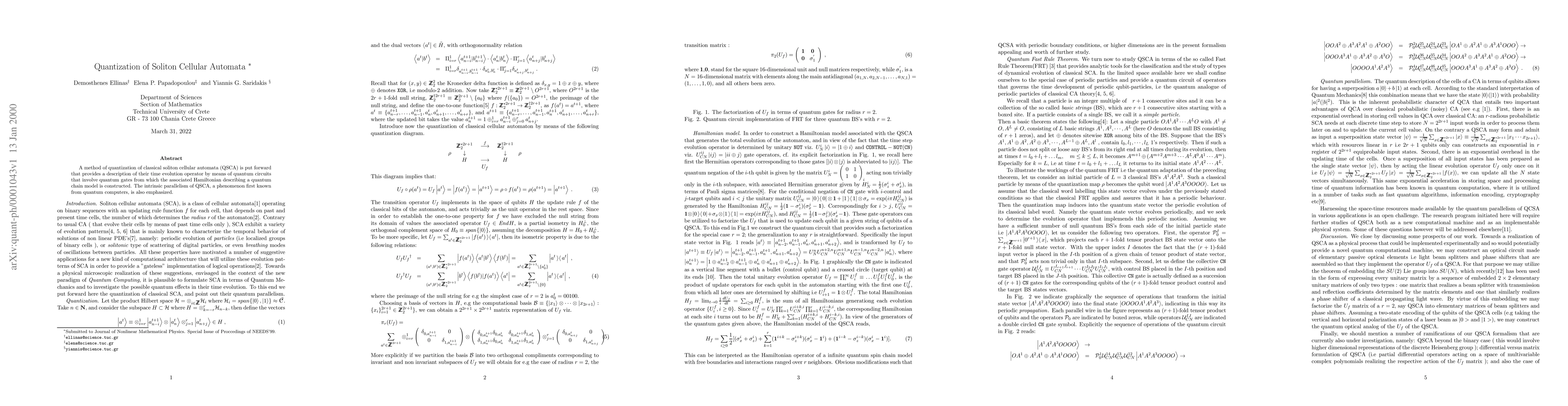 Thumbnail for Quantization of Soliton Cellular Automata