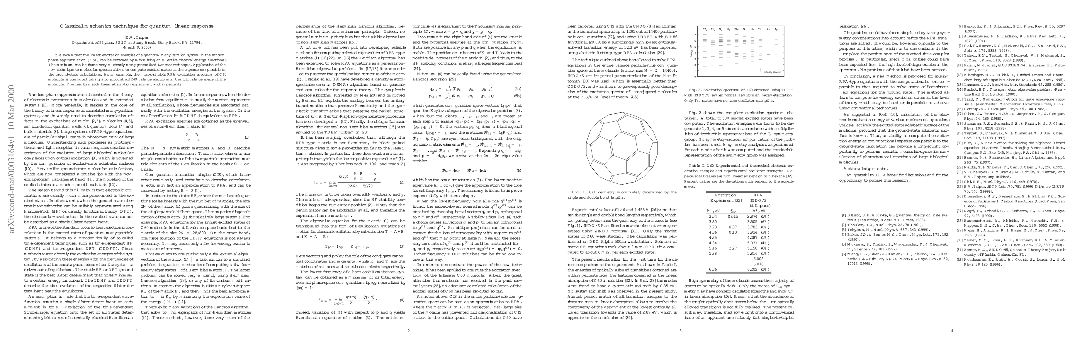 Thumbnail for Classical mechanics technique for quantum linear response