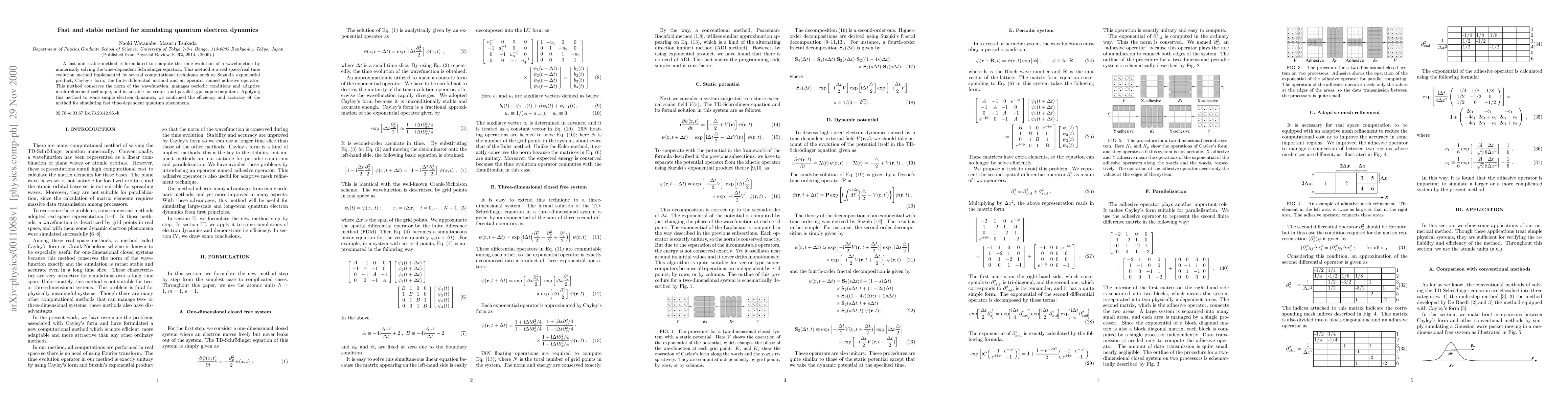 Thumbnail for Fast and stable method for simulating quantum electron dynamics