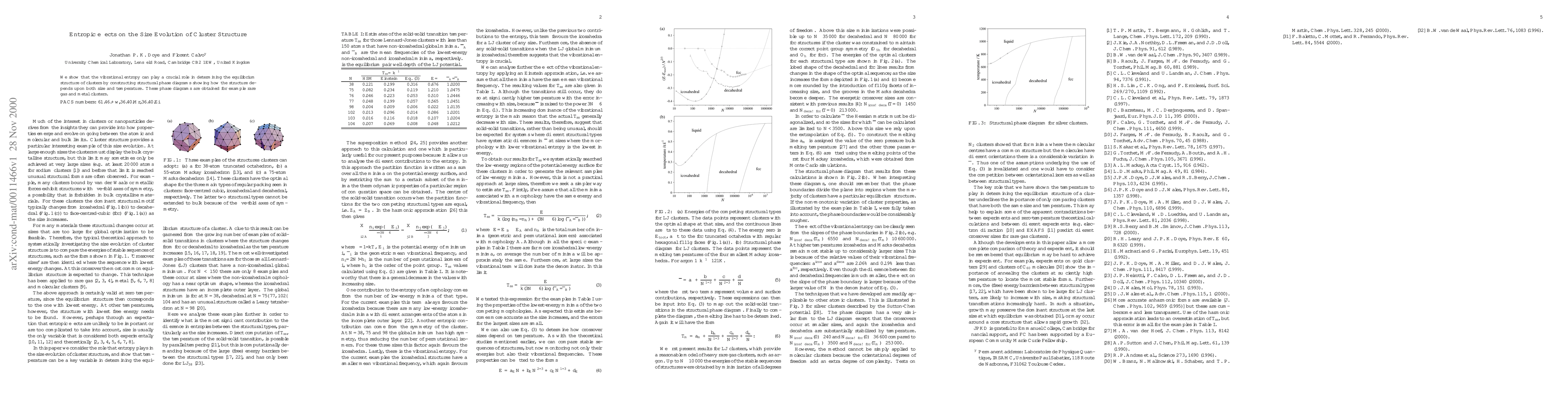 Thumbnail for Entropic effects on the Size Evolution of Cluster Structure