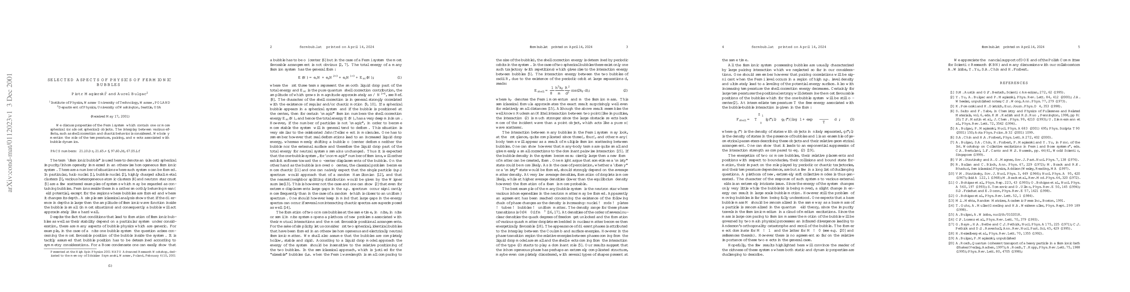 Thumbnail for Selected aspects of physics of fermionic bubbles