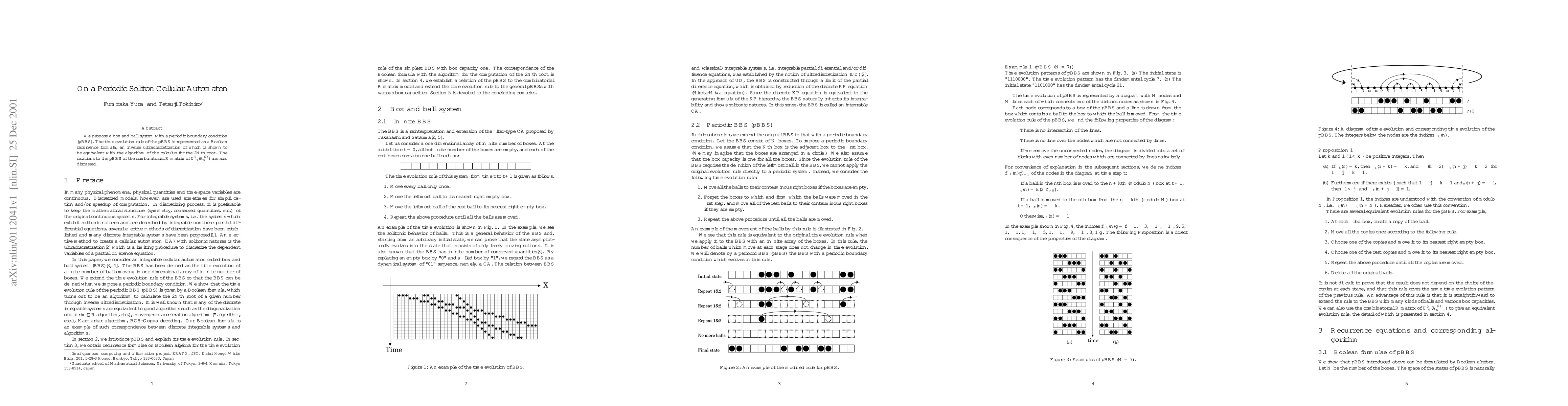 Thumbnail for On a Periodic Soliton Cellular Automaton