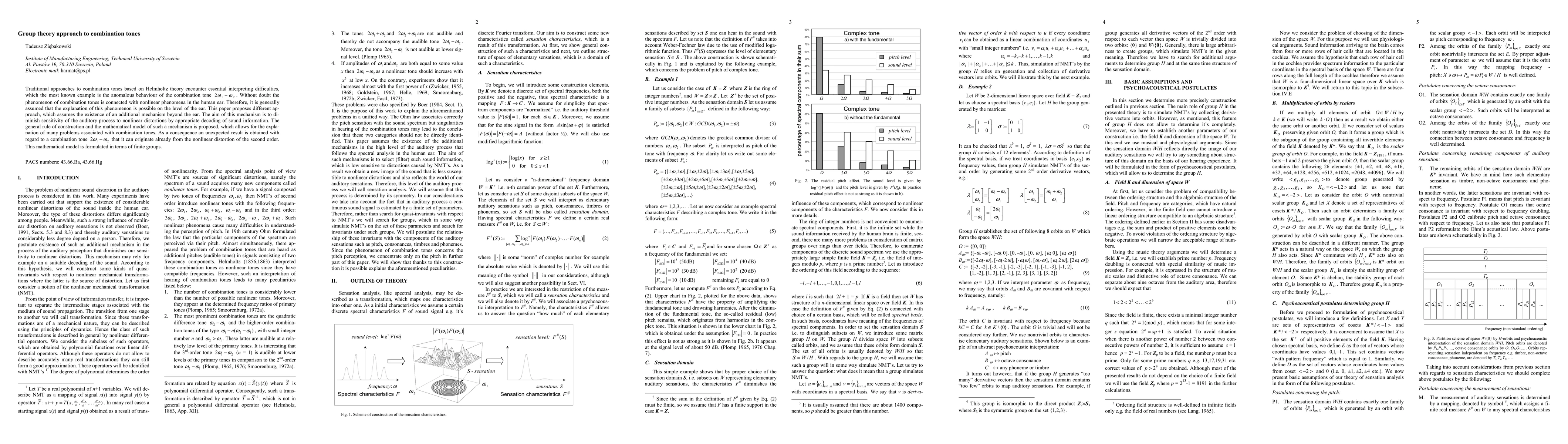 Thumbnail for Group theory approach to combination tones