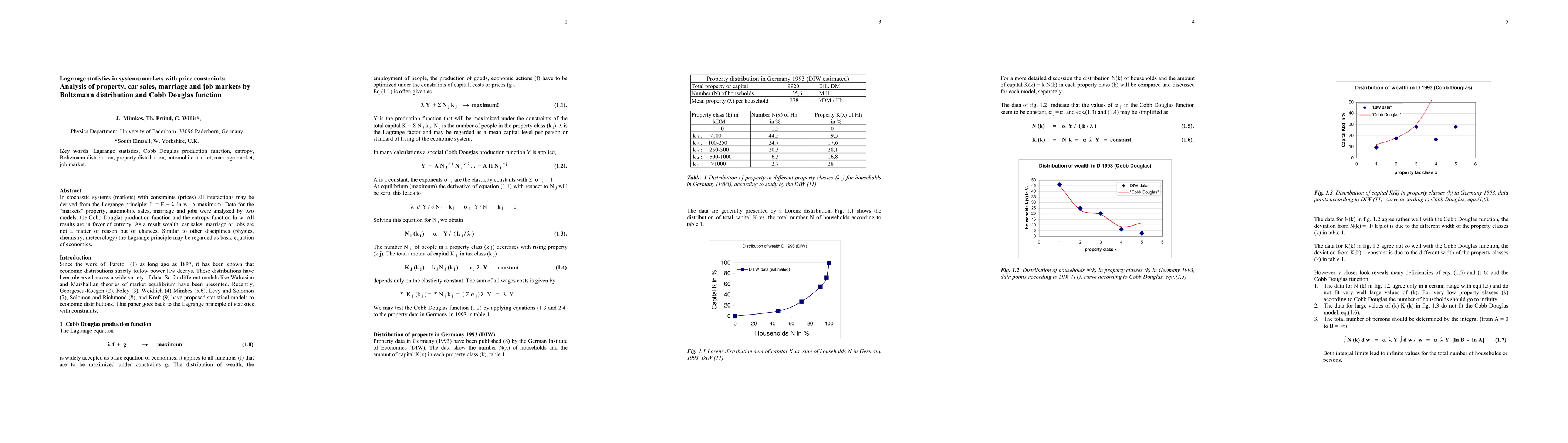 Thumbnail for Lagrange statistics in systems (markets) with price constraints:
  Analysis of property, car sales, marriage and job markets by the Boltzmann
  function and the Pareto distribution