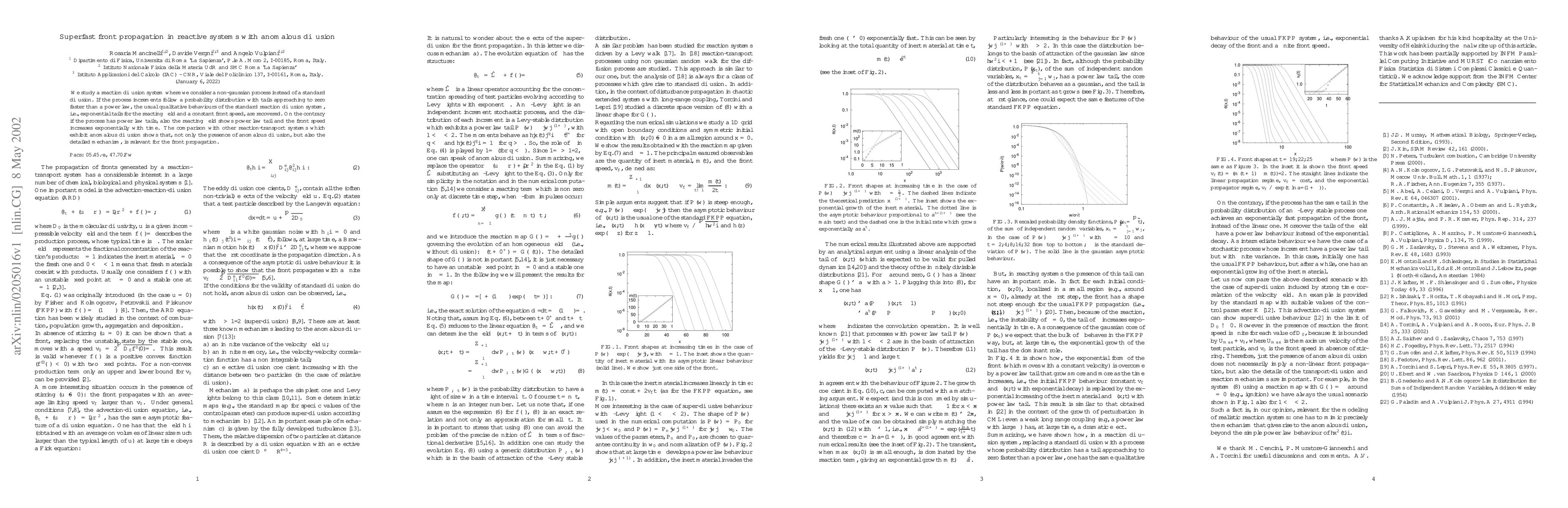 Thumbnail for Superfast front propagation in reactive systems with anomalous diffusion