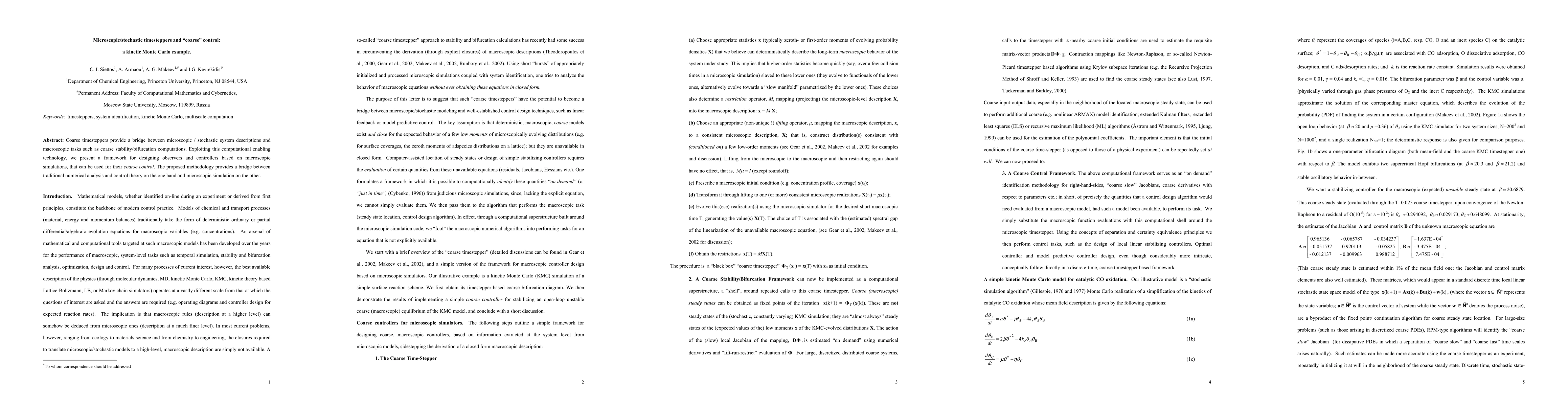 Thumbnail for Microscopic/stochastic timesteppers and coarse control: a kinetic Monte
  Carlo example
