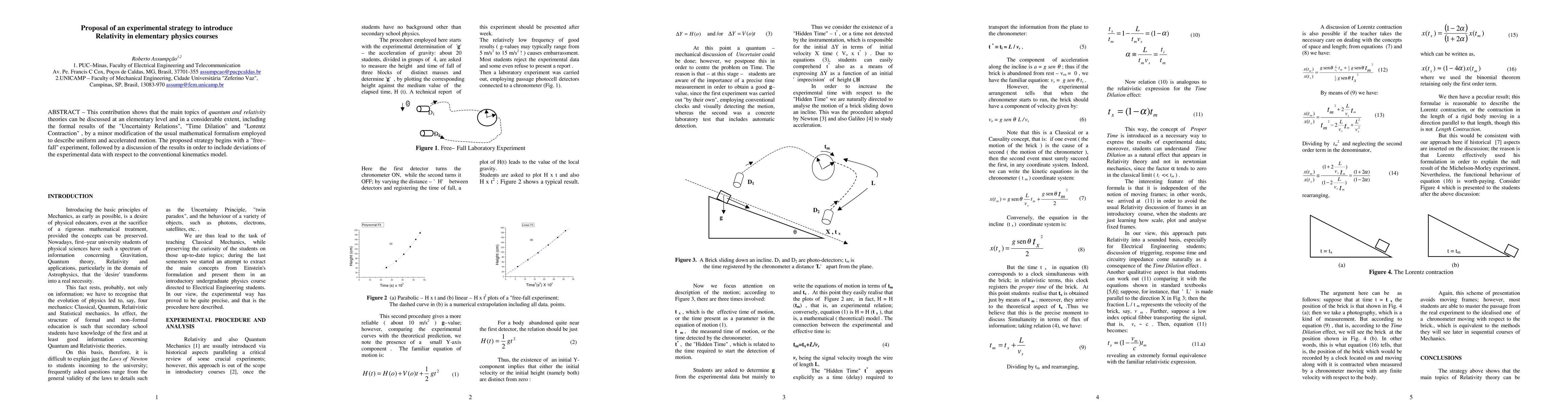 Thumbnail for Proposal of an experimental strategy to introduce relativity in
  elementary physics courses