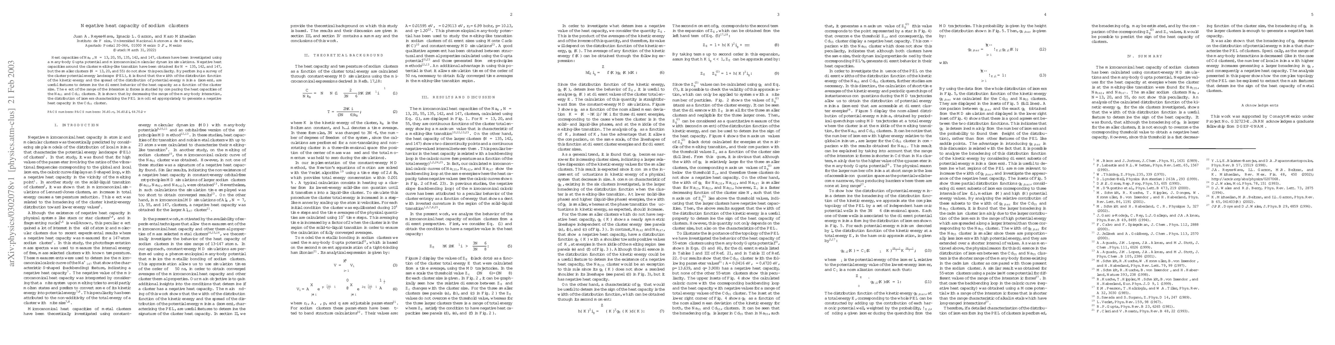 Thumbnail for Negative heat capacity of sodium clusters