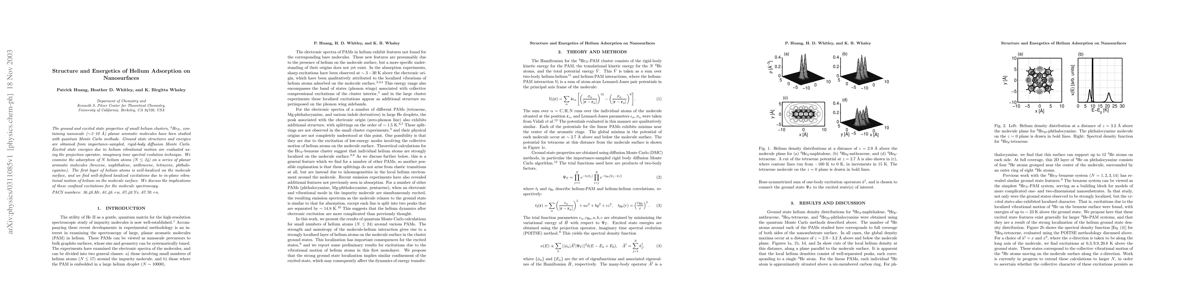 Thumbnail for Structure and energetics of helium adsorption on nanosurfaces