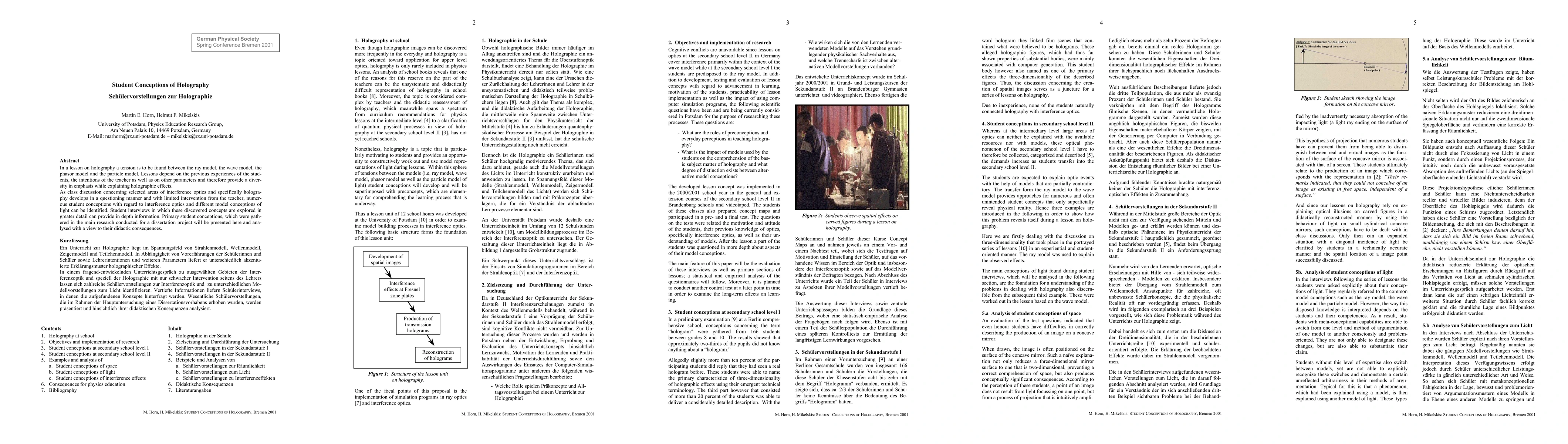 Thumbnail for Student Conceptions of Holography (Schuelervorstellungen zur
  Holographie)