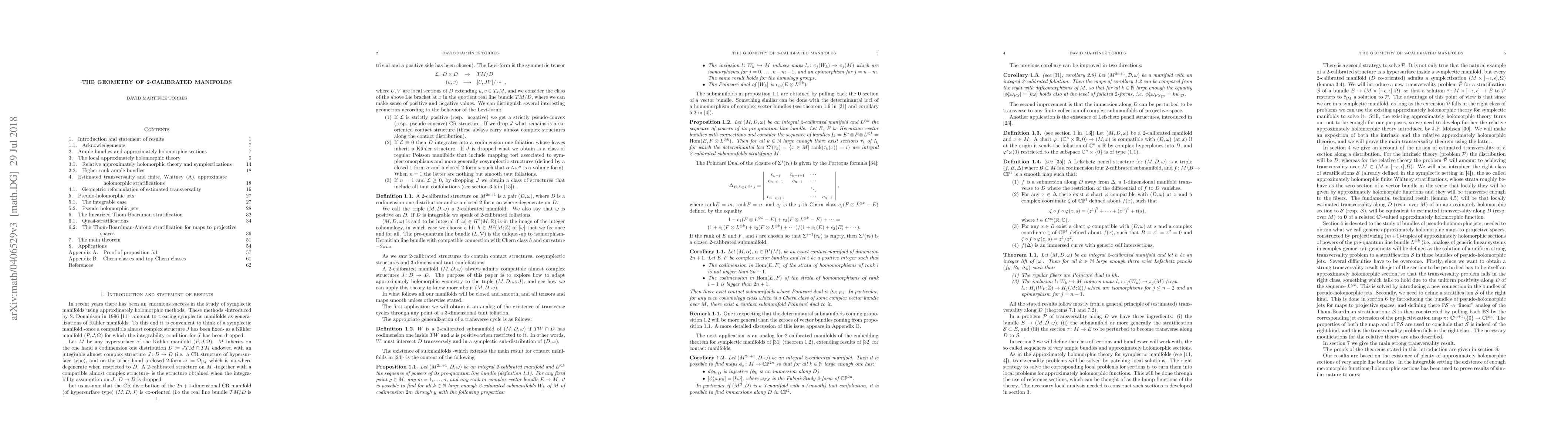 Thumbnail for The geometry of 2-calibrated manifolds