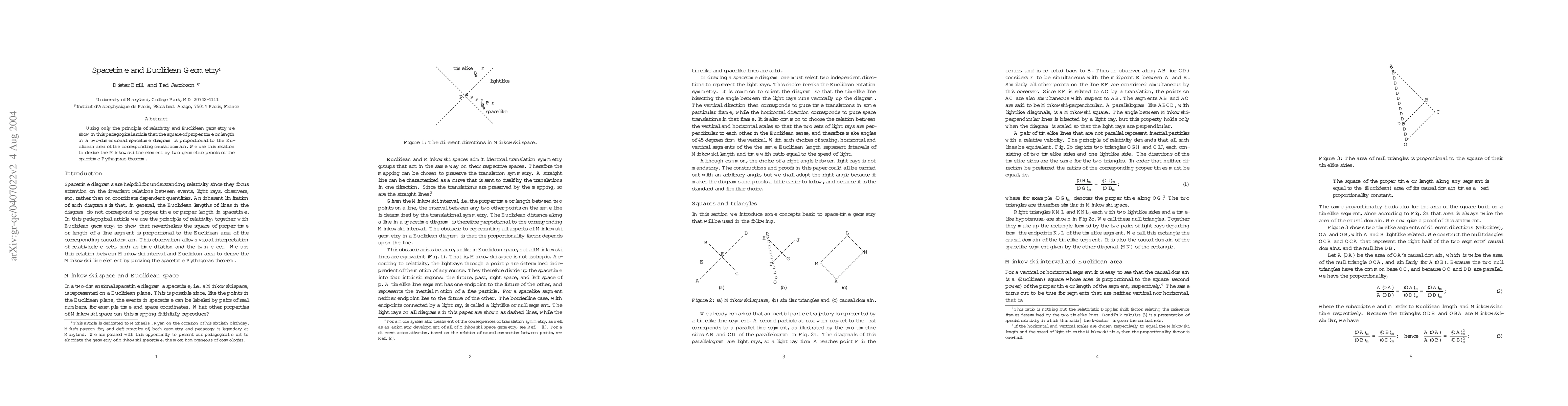 Thumbnail for Spacetime and Euclidean Geometry