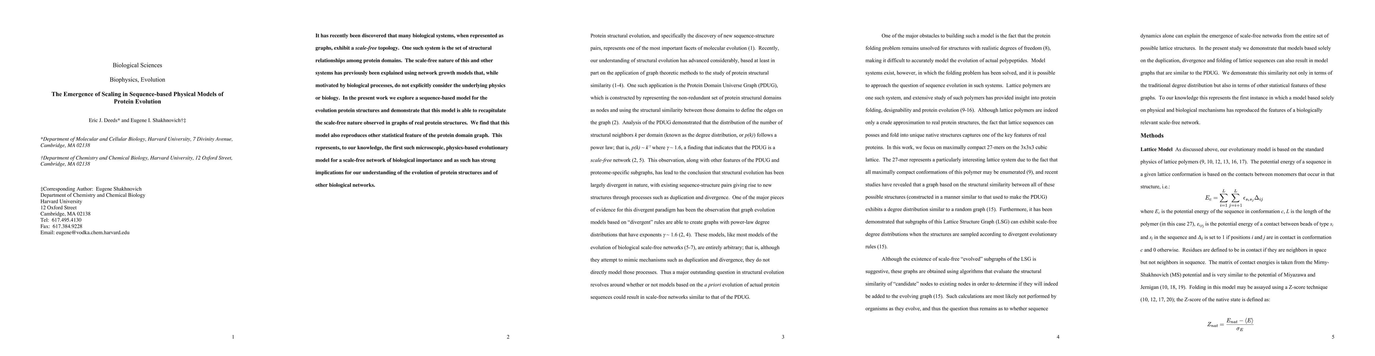 Thumbnail for The Emergence of Scaling in Sequence-based Physical Models of Protein
  Evolution