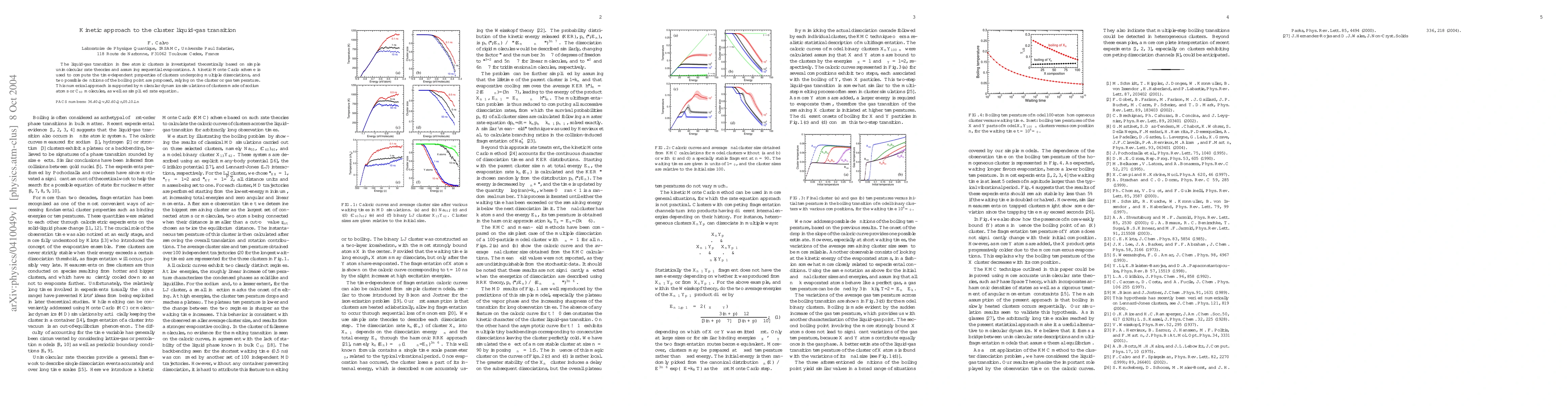Thumbnail for Kinetic approach to the cluster liquid-gas transition