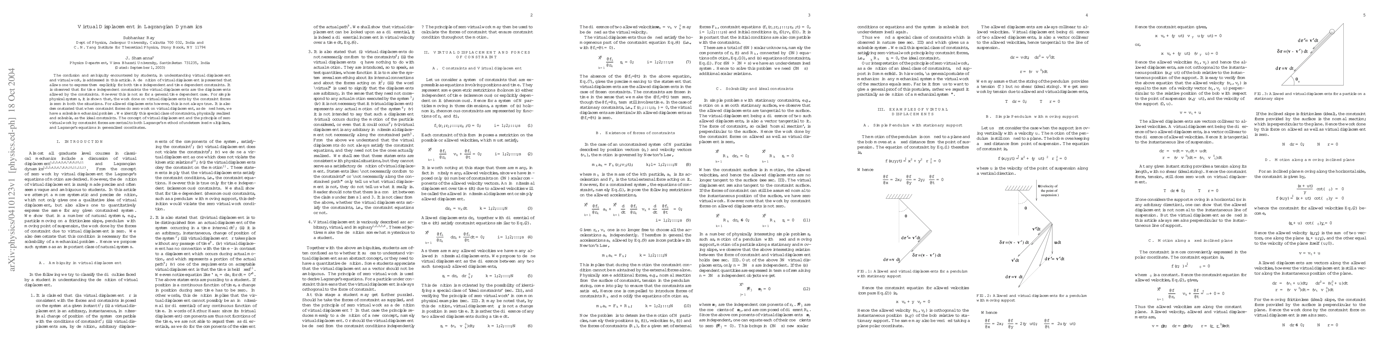 Thumbnail for Virtual Displacement in Lagrangian Dynamics