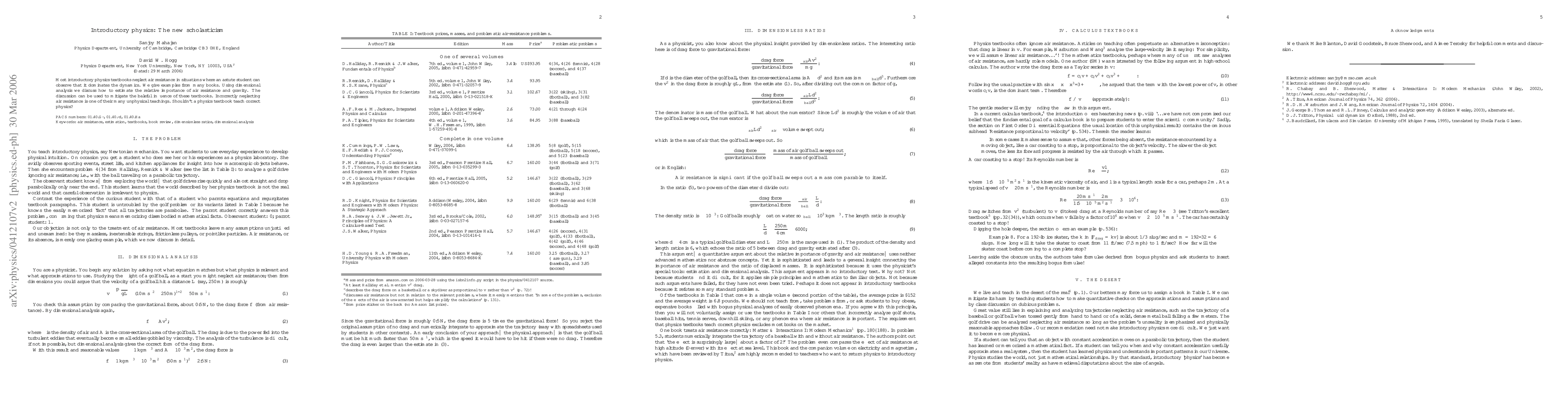 Thumbnail for Introductory physics: The new scholasticism