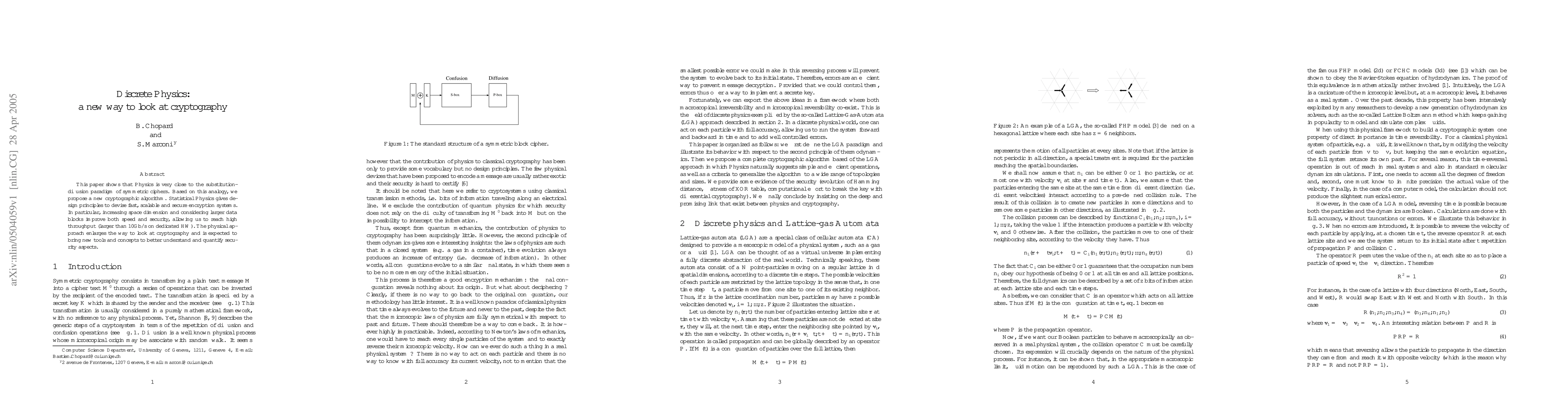 Thumbnail for Discrete Physics: a new way to look at cryptography
