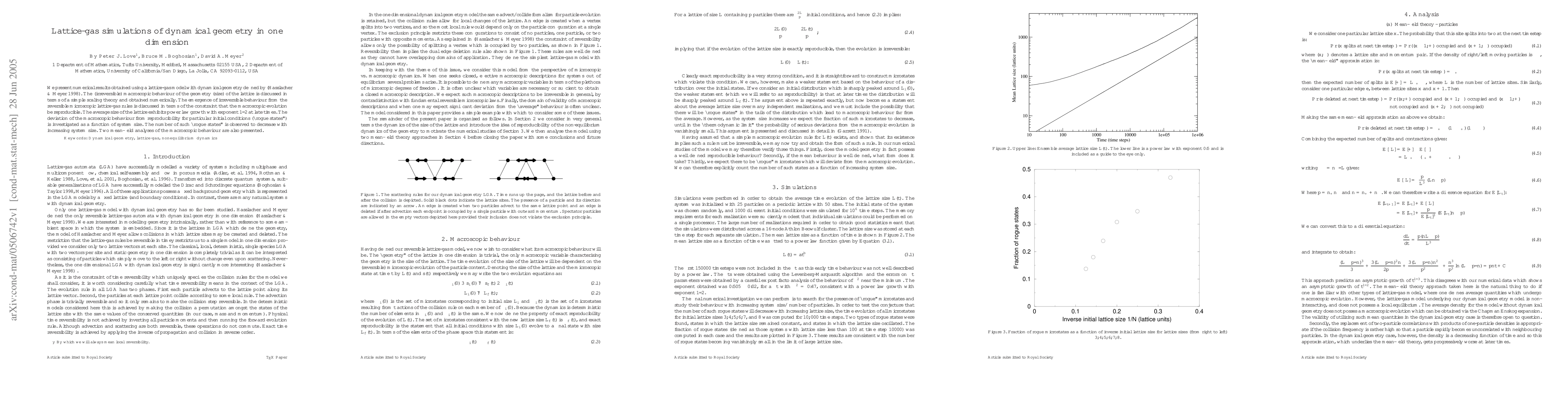 Thumbnail for Lattice-gas simulations of dynamical geometry in one dimension