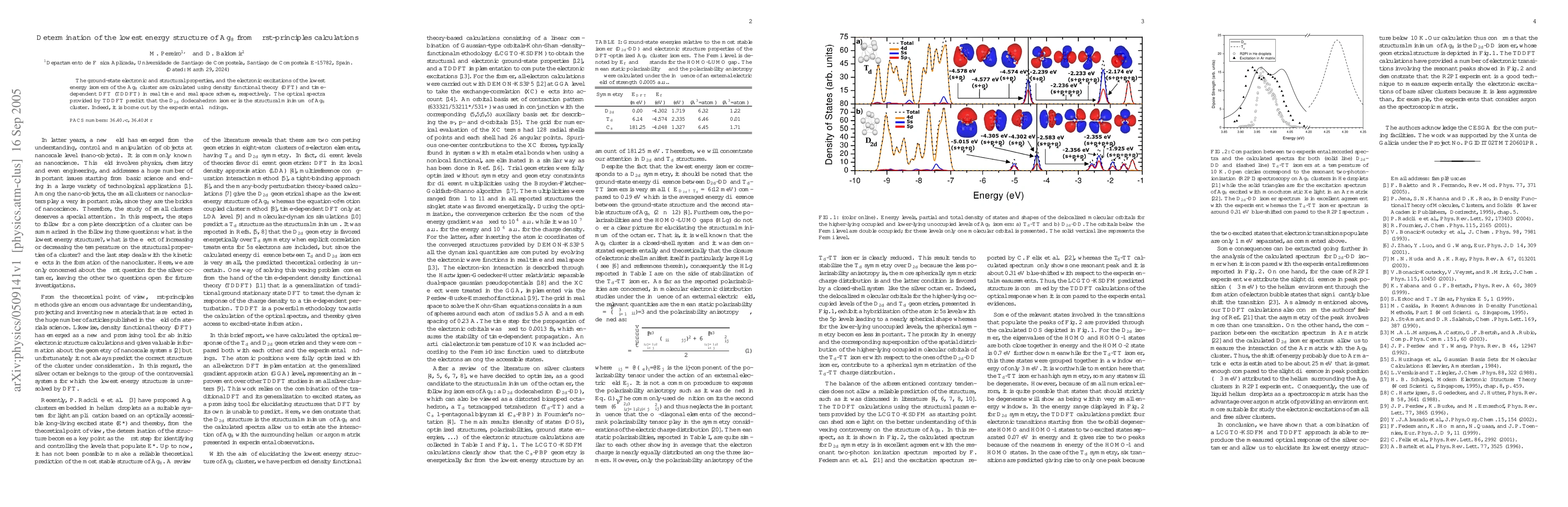 Thumbnail for Determination of the lowest energy structure of Ag$_8$ from
  first-principles calculations