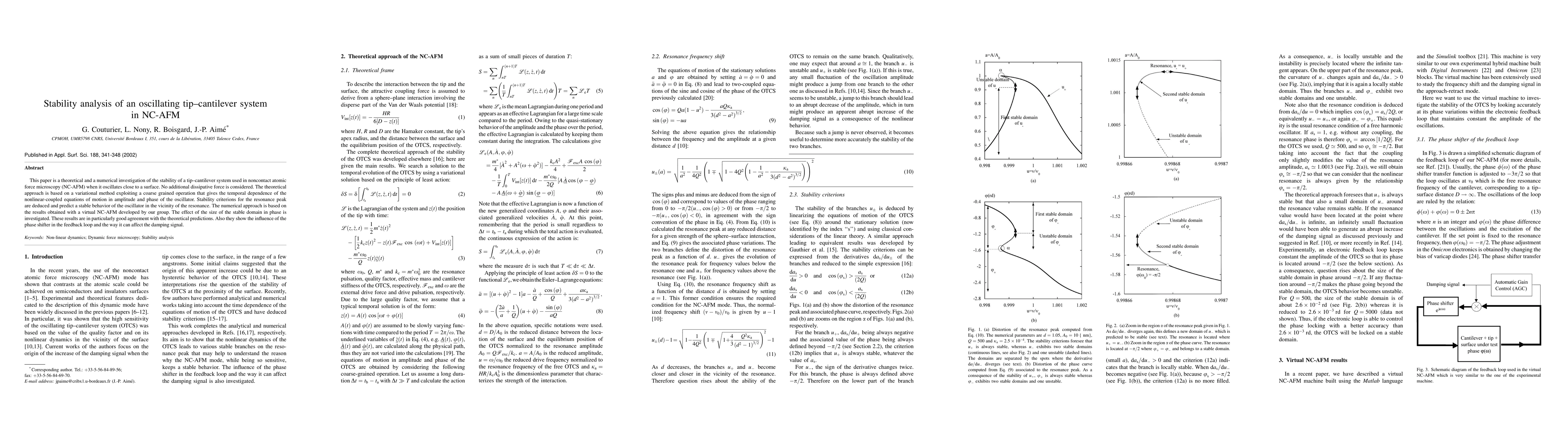 Thumbnail for Stability analysis of an oscillating tip-cantilever system in NC-AFM