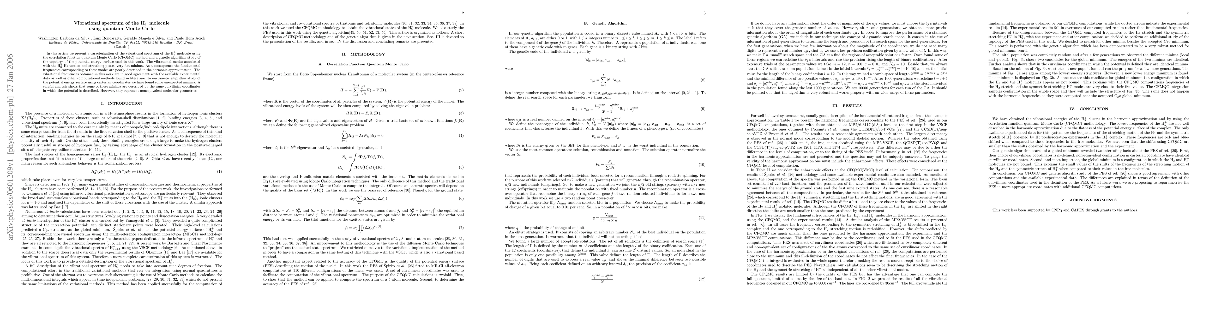 Thumbnail for Vibrational spectrum of the H5+ molecule using quantum Monte Carlo