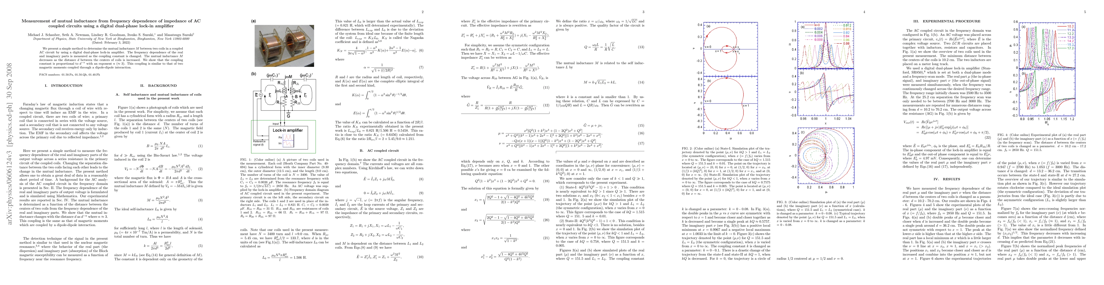 Thumbnail for Measurement of mutual inductance from frequency dependence of impedance
  of AC coupled circuit using digital dual-phase lock-in amplifier