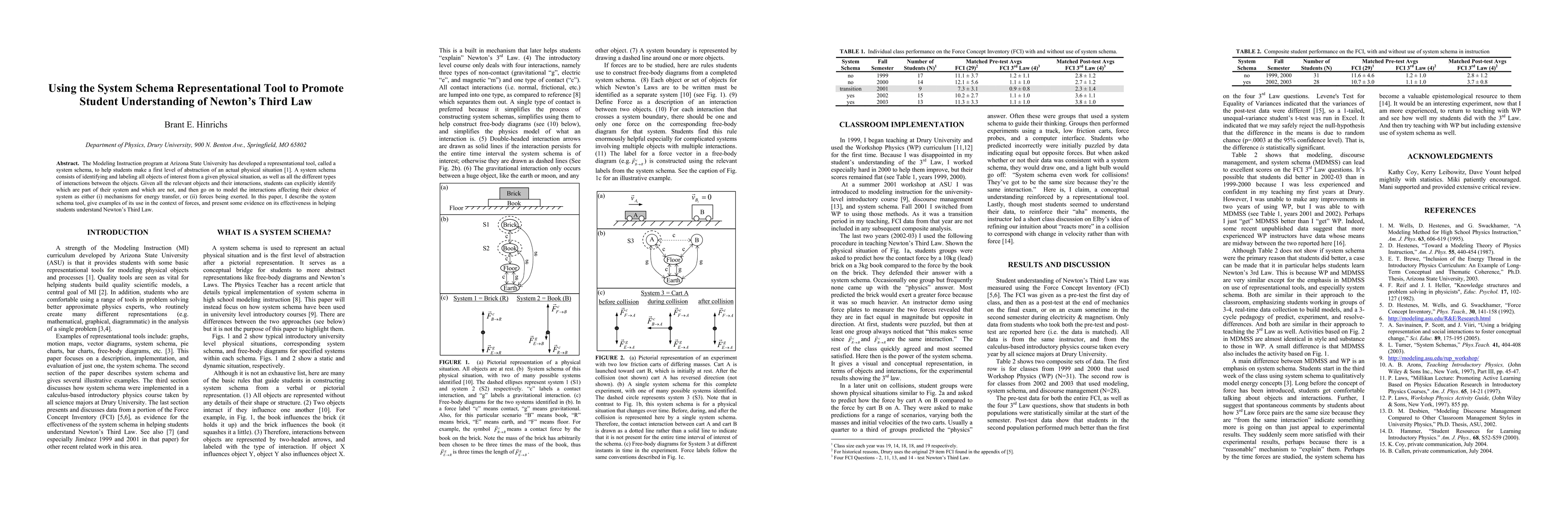 Thumbnail for Using the System Schema Representational Tool to Promote Student
  Understanding of Newton's Third Law