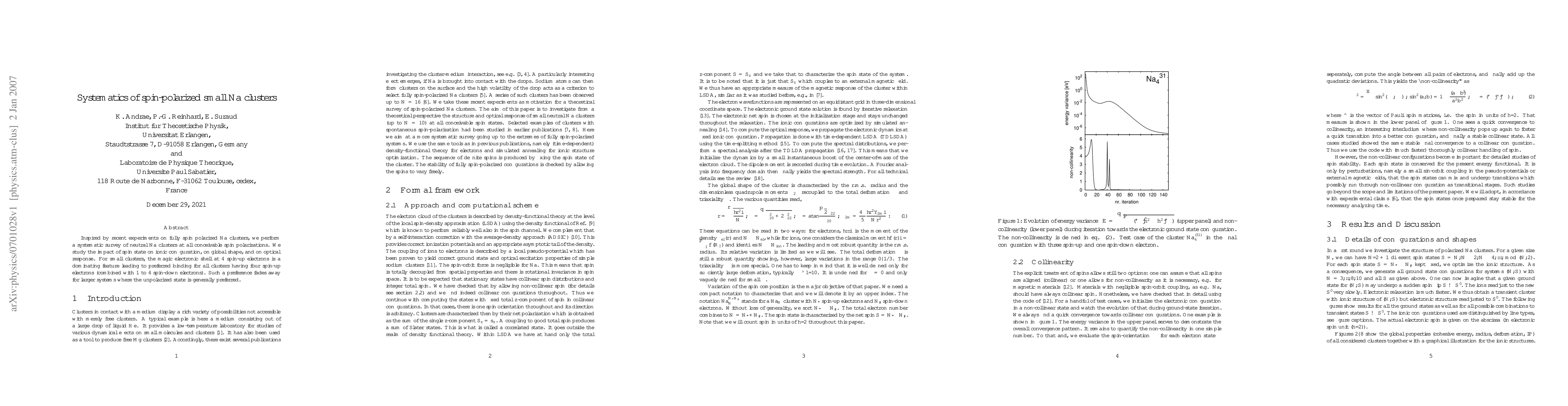 Thumbnail for Systematics of spin-polarized small Na clusters